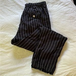 Striped Linen Trousers